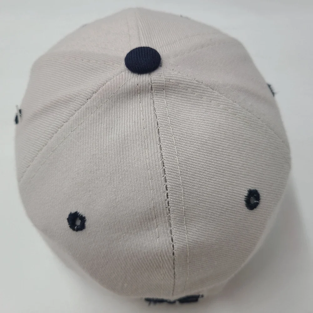 Michigan Wolverines Hat Fitted 6 3/4 Zephyr Gray Blue NCAA University Wool Blend